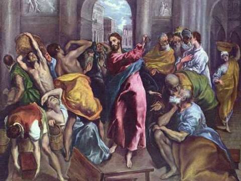 Jesus reinigt den Tempel