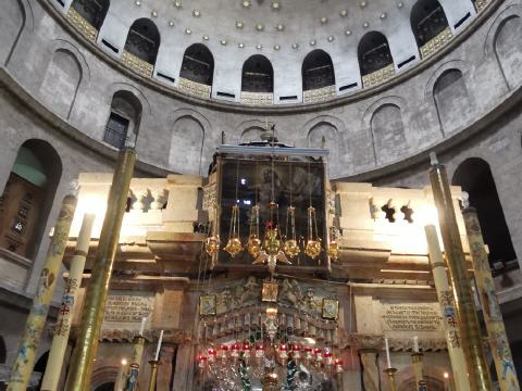 Die Grabeskirche in Jerusalem