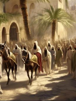 "Palmsonntag: Einzug Jesu in Jerusalem"